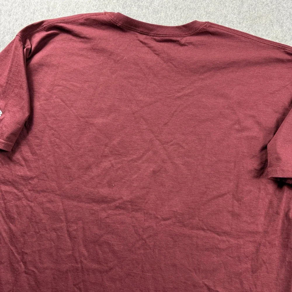 Champion Texas A&M Tennis T-Shirt Mens 2XL Maroon Short Sleeve Aggies NCAA - Picture 10 of 10